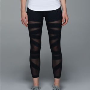 Lululemon High Times Mesh Crop Leggings